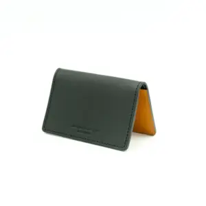 Business Card Holder - Black & Tan