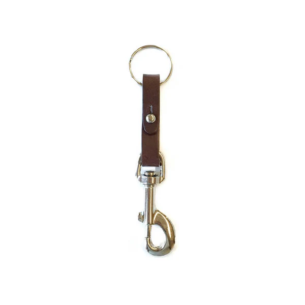 Loop Key Fob - Chocolate Brown